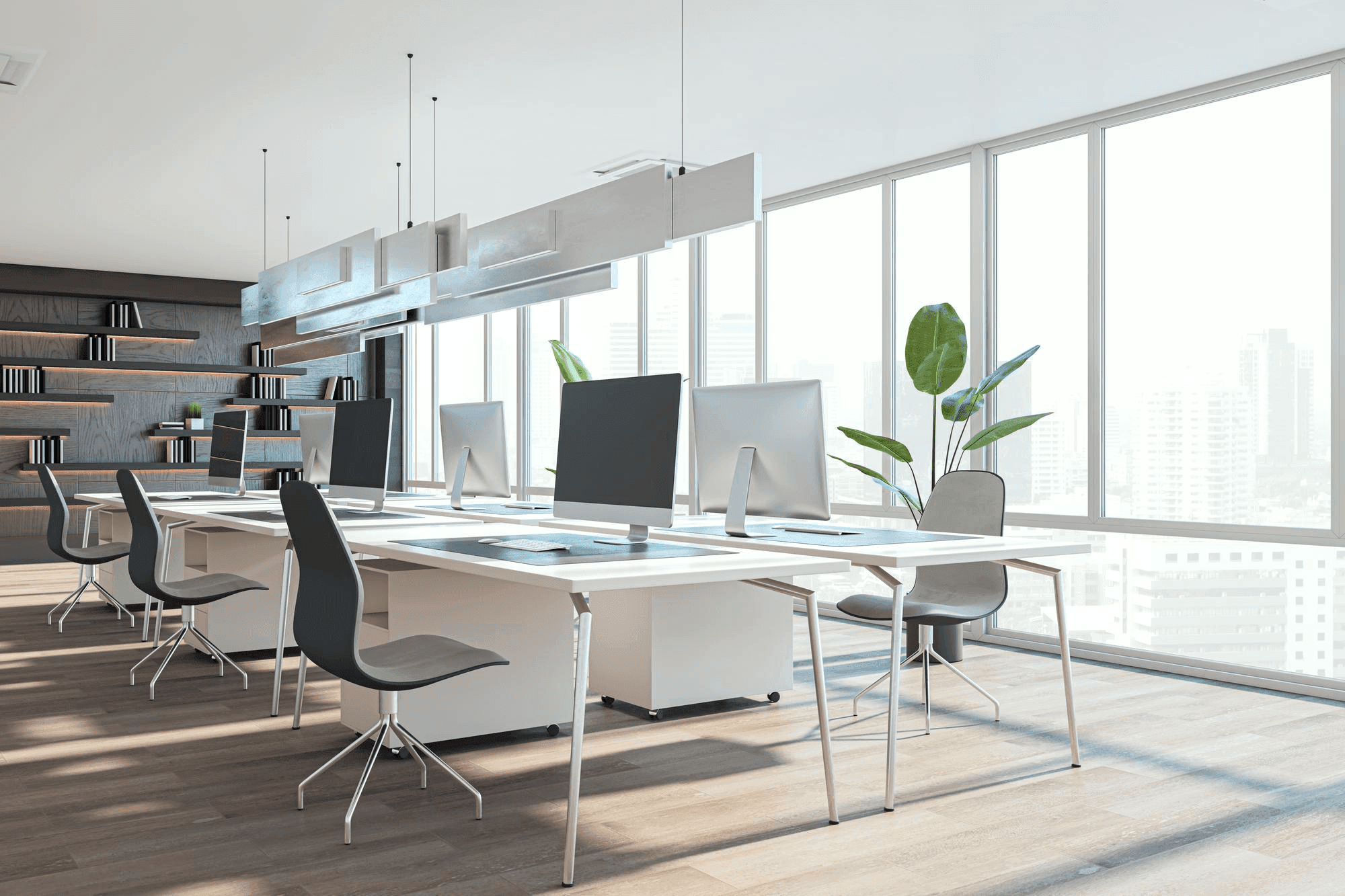 Modern office desks