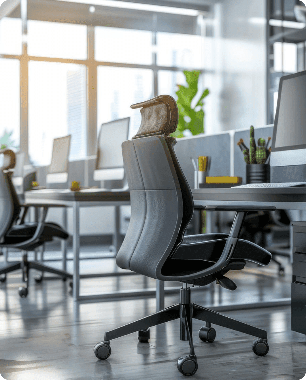 Modern office workspace