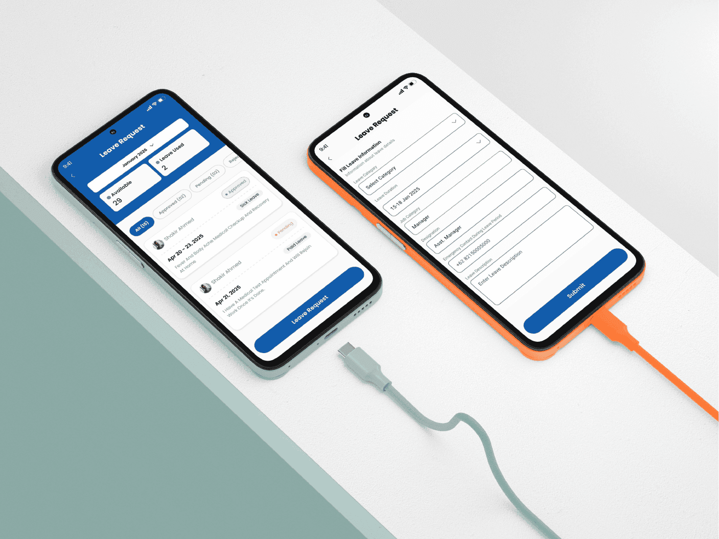 HRMFirm mobile feature preview